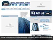 Tablet Screenshot of locus-security.pl